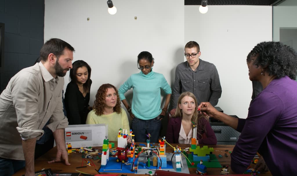 Lego Serious Play workshop participants