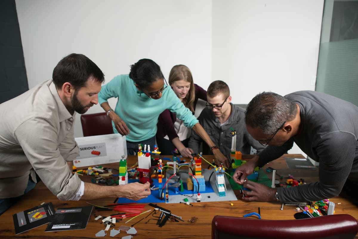 Yla Eason facilitating a Lego Serious Play workshop